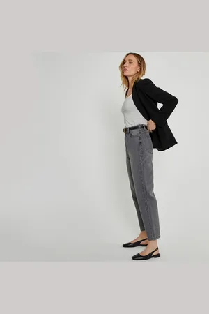 La Redoute Signatures Pauline Mom Jeans in Organic Cotton, Length 26"