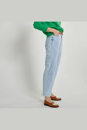 La Redoute Signatures Pauline Mom Jeans in Organic Cotton, Length 26"