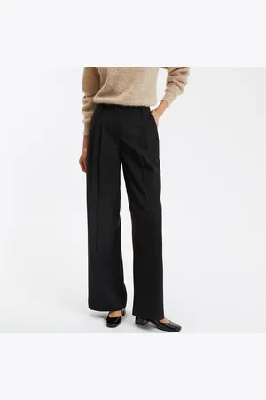La Redoute Pleat Front Trousers with Wide Leg