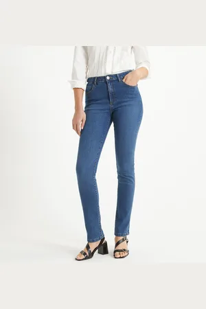 ANNE WEYBURN Regular Straight Jeans in Mid Rise, Length 30.5"