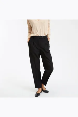La Redoute Ankle Grazer Trousers with Pleat Front