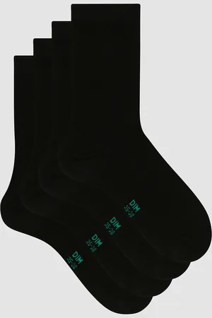 Dim Pack of 2 Pairs of Crew Socks in Organic Cotton