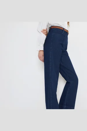 La Redoute Wide Leg Jeans with High Waist, Length 30.5"