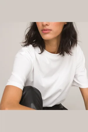 La Redoute Loose Fit T-Shirt with Crew Neck and Short Sleeves