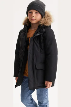 La Redoute Warm Hooded Parka with Sherpa Lining