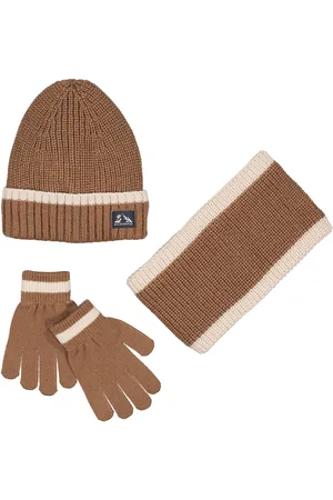 La Redoute Hat, Snood and Gloves Set with Fleece Lining