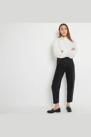La Redoute Signatures Pauline Mom Jeans in Organic Cotton, Length 26"