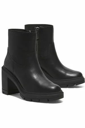 Timberland Allington Heights Ankle Boots in Leather with Block Heel