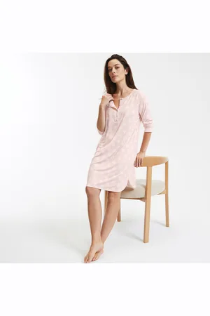 ANNE WEYBURN Printed Long Sleeve Nightdress