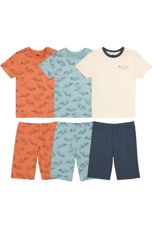 La Redoute Pack of 3 Short Pyjamas in Cute Dog Print Cotton