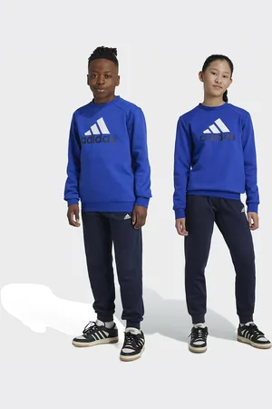 adidas Logo Print Tracksuit in Cotton Mix