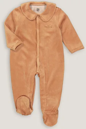 La Redoute 1-Piece Corduroy Pyjamas with Peter Pan Collar