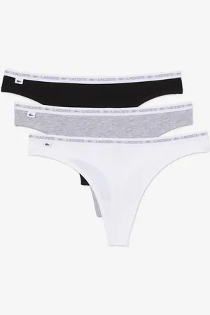 Lacoste Pack of 3 Thongs in Cotton