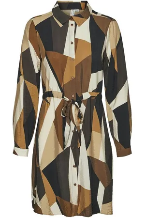 VERO MODA Mini Shirt Dress in Graphic Print