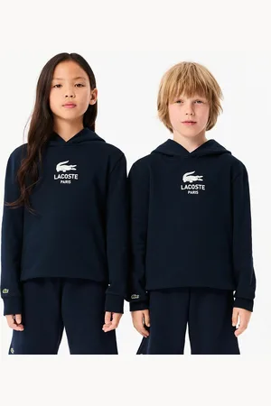 Lacoste Logo Print Cotton Hoodie