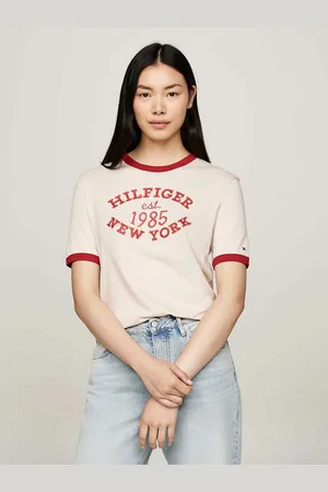 Tommy Hilfiger Cotton Mix T-Shirt with Crew Neck and Short Sleeves