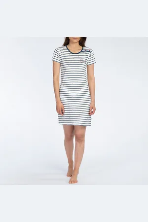 Dodo Houle Cotton Jersey Nightshirt with Short Sleeves