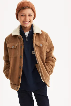 La Redoute Corduroy Jacket with Sherpa Collar