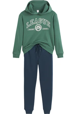 La Redoute Sweatshirt/Joggers Outfit in Cotton Mix