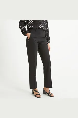 ANNE WEYBURN Straight Trousers