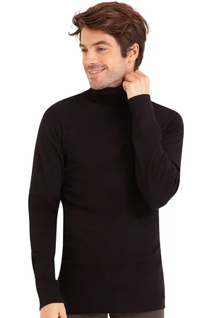 Eminence Cotton Turtleneck T-Shirt with Long Sleeves