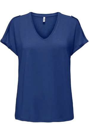 ONLY Sparkly V-Neck T-Shirt