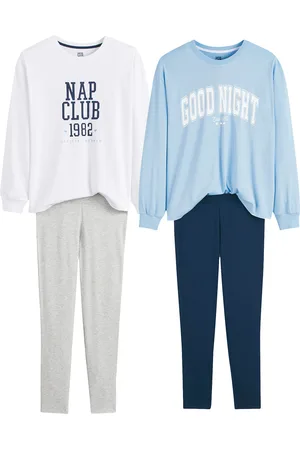 La Redoute Pack of 2 Pyjamas in Varsity Print Cotton