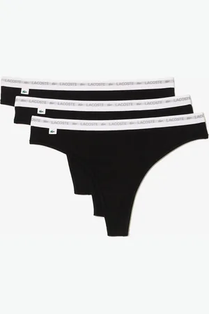 Lacoste Pack of 3 Thongs in Cotton