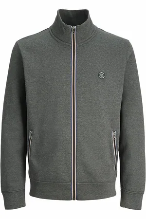 JACK & JONES Cotton Mix Track Top with High Neck