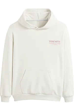 La Redoute Back Print Hoodie in Cotton Mix