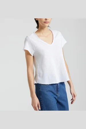 American Vintage Sonoma Short Sleeve T-Shirt with V-Neck