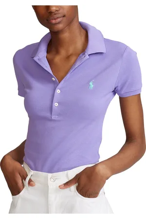 Ralph Lauren Stretch Cotton Polo Shirt with Short Sleeves