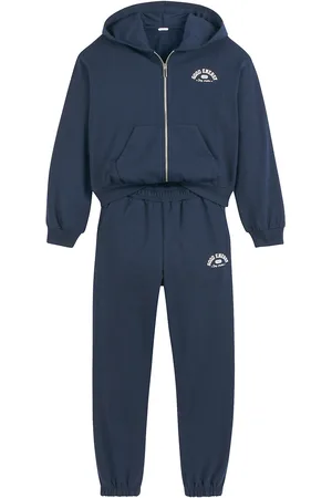 La Redoute Zip-Up Hoodie/Joggers Outfit in Cotton Mix