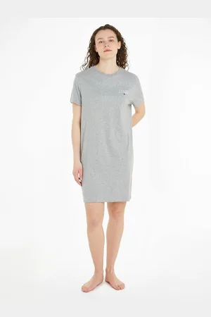 Tommy Hilfiger Original Cotton Nightshirt with Short Sleeves