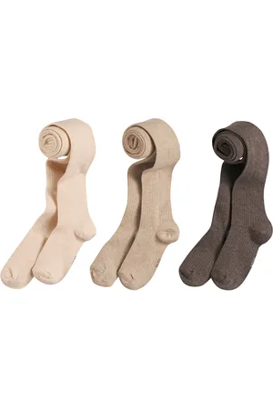 La Redoute Pack of 3 Tights in Plain Rib