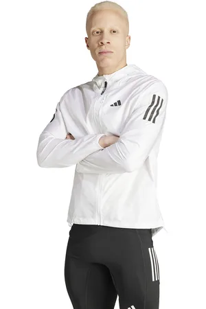 adidas Small Logo Running Jacket with 3-Stripes