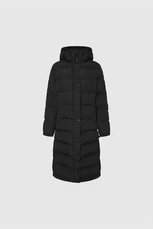Pepe Jeans Bibi Long Padded Puffer Jacket with Detachable Hood
