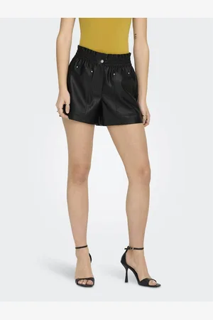 ONLY Faux Leather Shorts
