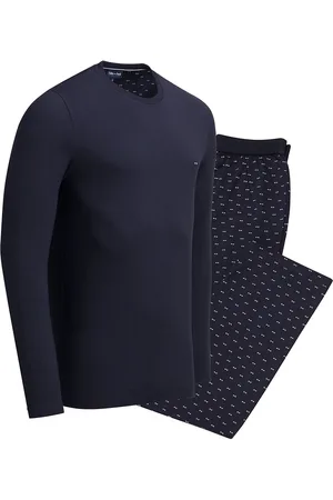 Eden Park Long Pyjamas with Printed Knots