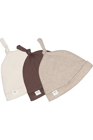 La Redoute Pack of 3 Beanies in Ribbed Cotton