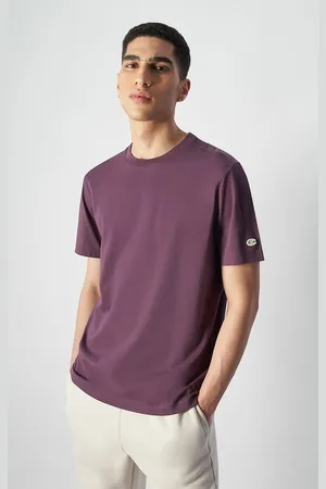 Champion Recycled Cotton T-Shirt with Crew Neck