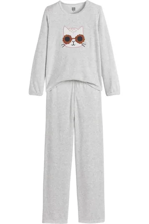 La Redoute Velour Cat Pyjamas