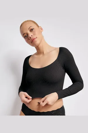 Sloggi Zero Feel Bliss Crop Top with Long Sleeves