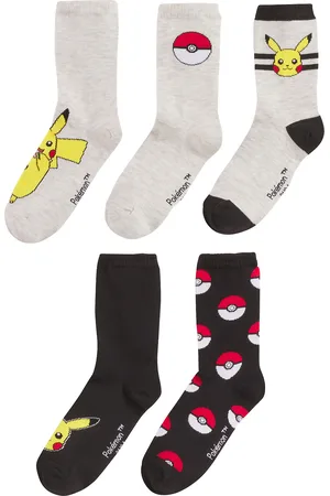 Pokemon Pack of 5 Pairs of Socks in Cotton