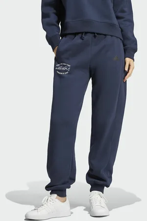 adidas Signature Graphic Print Joggers in Cotton Mix