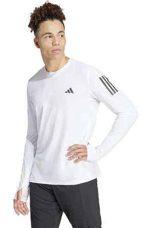 adidas Logo Running T-Shirt with Long Sleeves