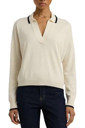 Ralph Lauren Florrie Polo Jumper in Cotton Mix