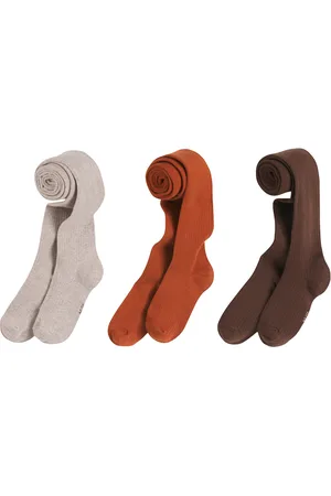 La Redoute Pack of 3 Tights in Plain Rib