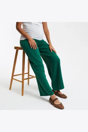 La Redoute Wide Leg Maternity Trousers with High Waist