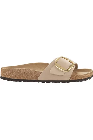 Birkenstock Madrid Nubuck Mules with Chunky Buckle